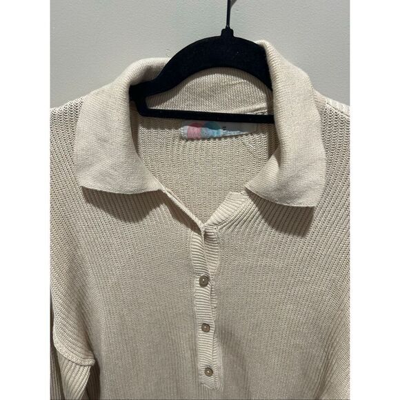 Free People Beach Picnic Sweater Romper Knit  Jumpsuit - Picture 5 of 12